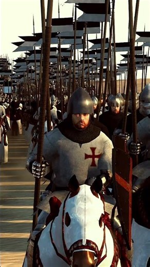 24,00 Mamalik Heavy Rangers Vs 1,400 Templer Knight | Total War Attila | Medieval Kingdom 1212AD