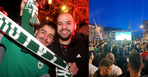 « Notre sang est vert et blanc ! » : les supporters de la RAAL, au 7e ciel de la D1, après un match passionnel. (Photos)