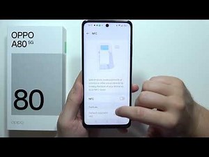 OPPO A80 5G: How to Turn On/Off NFC