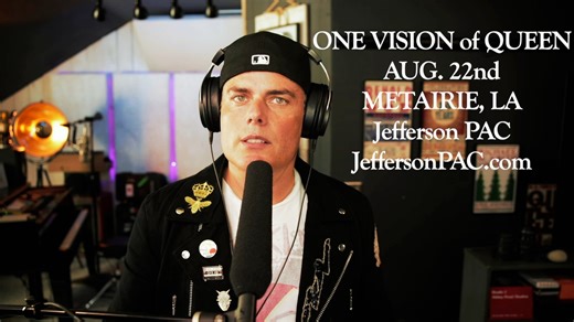 Metairie, Louisiana! I’m bringing my band One Vision of Queen to the Jefferson Performing Arts Center on Friday, August 22nd! Join us as we celebrate all of the greatest hits of Queen! For tickets go to: JeffersonPAC.com | Marc Martel