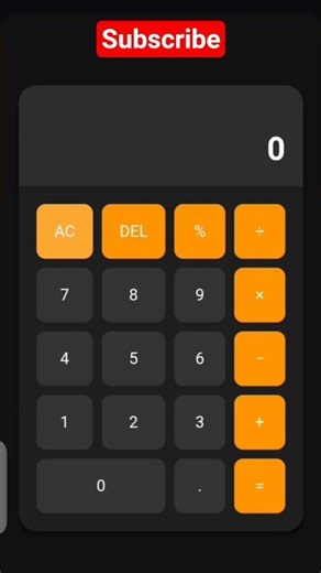 🔢 Simple Calculator Using HTML, CSS & JavaScript