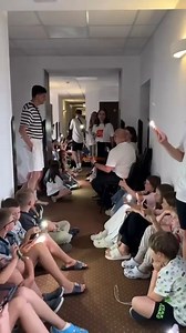 Children sing a song about Ukraine while hiding from Russian missiles and drones in Lviv. | In Ukraine