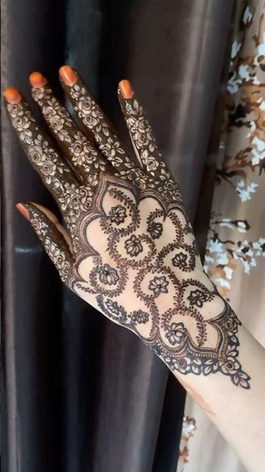 Pakistani mehndi design tutorial 🥰 #mehndi #henna #viral #shortsfeed #hennadesign #tutorial