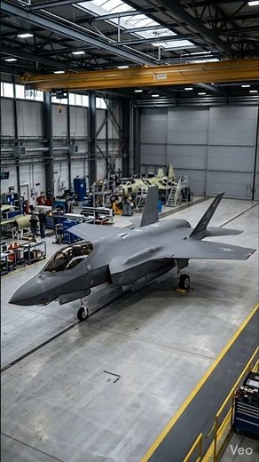 F-35 Fighter Jet Assembly Process ✈️ Advanced Aircraft#shorts #viral #f35 #war