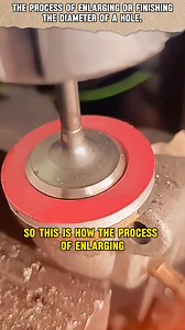 18K views · 23 reactions | The process of enlarging or finishing the diameter of a hole. #machine #drilling #hole #ideas #trending | M-Tube TV | Facebook