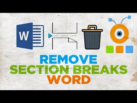 How to Remove Section Breaks in a Word | How to Delete Section Breaks in a Word