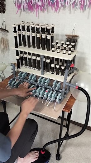 Kajii Japan Builds DIY Calliope Using PVC Pipe And Foot Pump Power - That Eric Alper