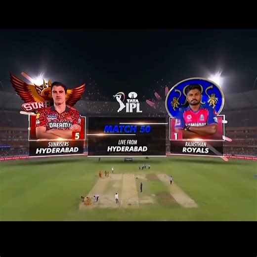 IPL 2024 M:50 SRH VS RR 🥵 🔥 First Inning Highlights #trending #viral #shorts