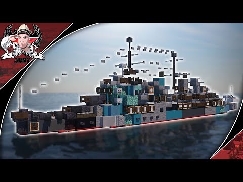 Minecraft: WW2 HMS Belfast | Town-Class Light Cruiser Tutorial