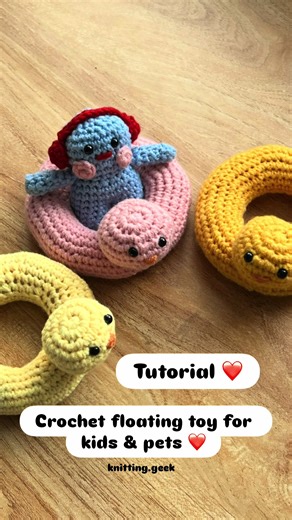 Crochet Floating Toy Tutorial for Kids and Pets