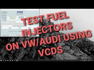 TEST FUEL INJECTORS ON VW/AUDI USING VCDS