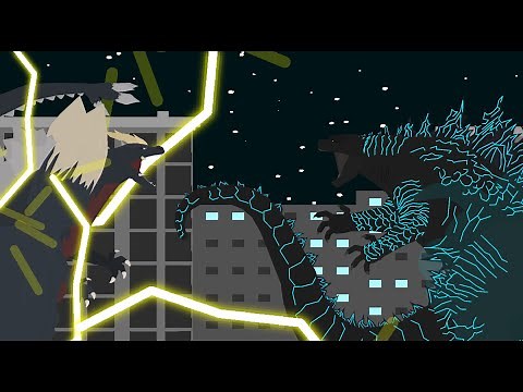 Legendary Godzilla VS Space Godzilla (FULL FIGHT ANIMATION)