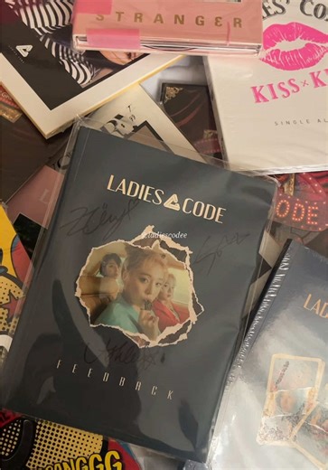 I needed to have the sealed versions of the albums, I know I'm missing some and I hope to get them someday! #ladiescode #fyp #kpop