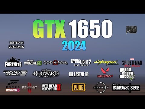 GTX 1650 : Test in 20 Games in Late 2023 - GTX 1650 Gaming Test