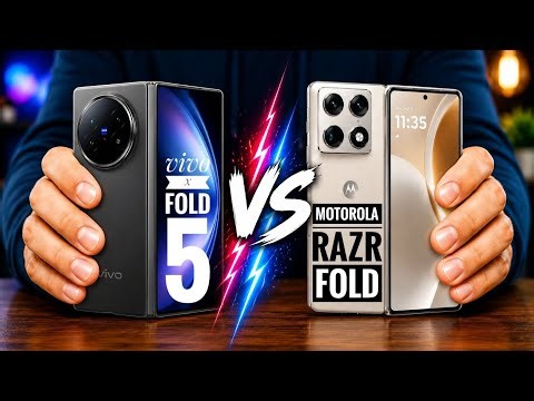 Vivo X Fold 5 vs Motorola Razr Fold | Full Comparison 🔥 Camera, Display | Which is Best?
