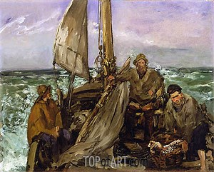 The Toilers of the Sea | Manet | Painting Reproduction
