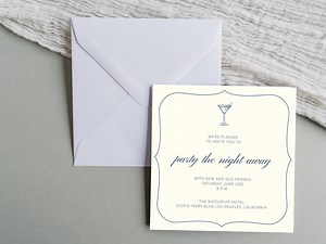 Cocktail Party Invitation Template | Free to Edit in Canva | Instant Download | Printable Martini Glass Invite | Dinner Party Template - Etsy Australia