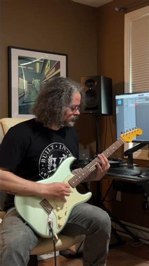 Intro played on my Fender Am Pro II Strat #shorts #guitar #guitarist #instrumental #fender