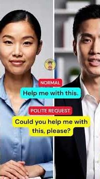 Normal vs Polite Request English #Shorts