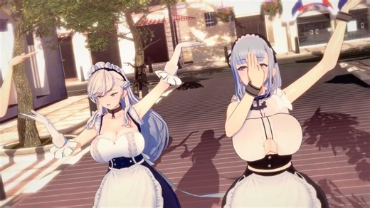 【アズレンMMD】バレンタインベルファスト・ダイドー・シリアスで「スキスキ絶頂症」【アズールレーン⁄AzurLane⁄碧蓝航线⁄벽람항로⁄KKVMD⁄4K⁄60