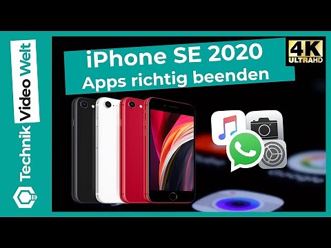 iPhone SE 2020 📱 Apps richtig beenden