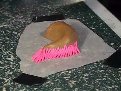 Clay sculpture tutorial, Cernit art.