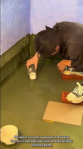 Against Gravity: The Trick of Suctioning Out of Puddles of Water Despite the Height of the Pipe