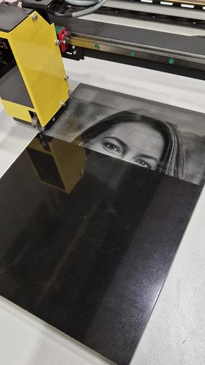 Stone Impact Engraving Machine for Headstones and Granite Plaques