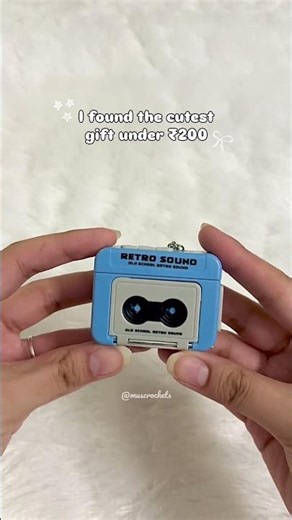 Retro Mini Voice Recorder from Meesho Under ₹200! 📼✨ #asmrshorts #meeshofinds