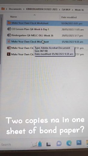 15K views · 81 reactions | How to directly print worksheets na 2 copies na in one sheet of bond paper? Hope this video will help you. #printing #worksheetsforkids #twocopies #PDF | Teacher Arlene's Kinder IMs | Facebook