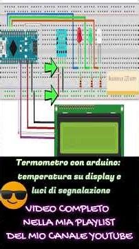 #SCORTS - Termometro Smart con LED e Display Progetto Arduino Facile e Divertente
