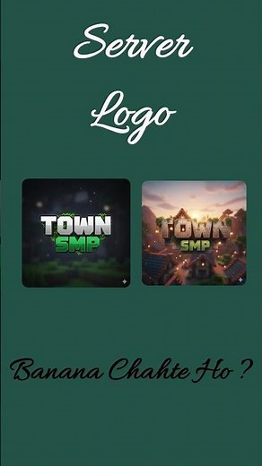Minecraft Server Logo Using AI