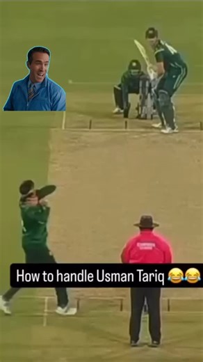 Joshua | Cricket & Fitness on Instagram: "Best way handle Tariq bowling 🤣🤣🤣"