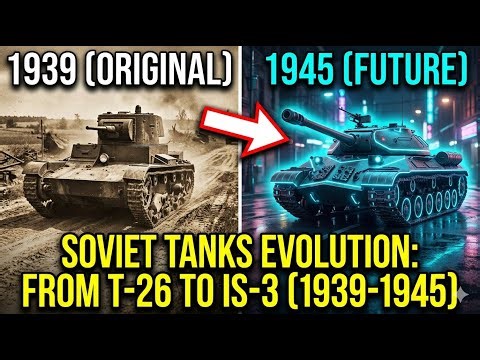 Soviet Tanks Evolution: From T-26 to IS-3 (1939-1945)