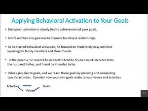 54- Activate Behavior- applying behavioral activation to your goals