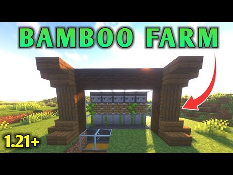 EASIEST Bamboo Farm in Minecraft 1.21 – Works on Java & Bedrock!
