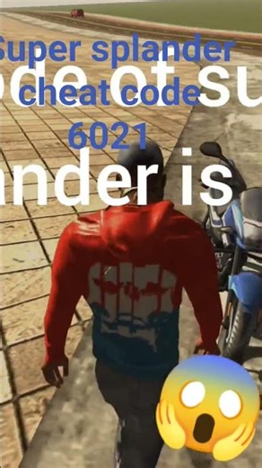 indian bike driving 3d super splander cheat code 6021 #reality #viral #mirmirza