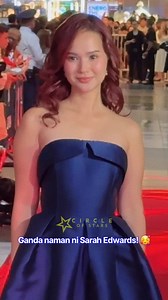 6.8K views · 18 reactions | Kapuso actress na si #SarahEdwards, lumakad sa red carpet premiere night ng #Untold, starring #JodiStaMaria, kung saan isa rin siya sa cast members! 殺 #UntoldWorldPremiere | Circle of Stars | Facebook