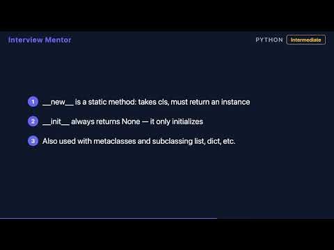 When to Override __new__ vs __init__ in Python