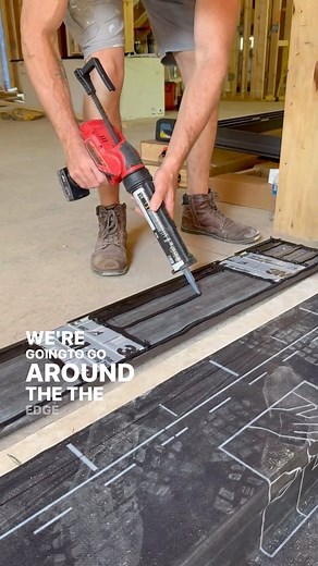 One crucial step in a big door install? Caulking the seams of the sill! Watch as we talk through the details to ensuring this install is successful. #OnsiteWithAndersen #CustomBuild #NewConstruction #WorkInProgress #DoorInstall #AndersenWindows | Andersen Windows Doors