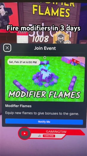Fire modifiers in 99 nights #roblox #shorts #viral #gaming