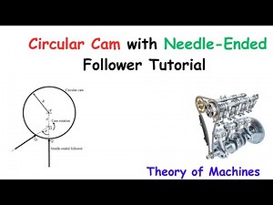 Circular Cam with Needle-Ended Follower Tutorial