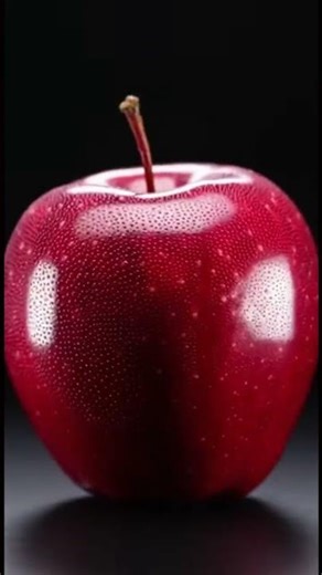 Glossy Spinning Apple #shortsvideo #shorts