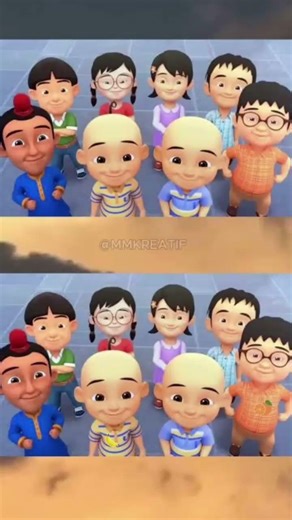 temukan 3 perbedaan pada gambar Upin Ipin kalau ketemu command Line dan subscribe #upinipin