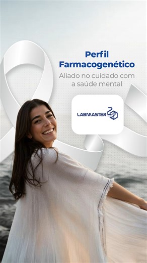 🧠 No Janeiro Branco, reforçamos um cuidado que faz toda a diferença: entender como cada pessoa reage aos medicamentos usados para tratar condições que afetam a saúde mental. O Perfil Farmacogenético analisa como o seu organismo metaboliza diversos psicotrópicos, ajudando o médico a escolher opções mais adequadas para o seu tratamento. Quer saber mais informações? Fale com nossa equipe. | Labmaster Laboratório de Análises Clínicas