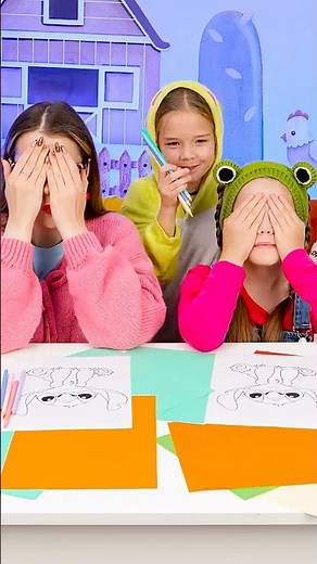 🧵✏️ THREAD or PENCILS? It’s a FUN ART CHALLENGE with a SURPRISE TWIST! #challenge #fun