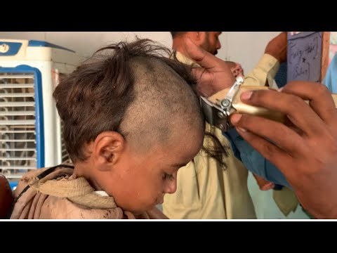 “ASMR Bald Transformation | Little Boy Machine Head Shave”