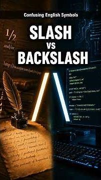 SLASH vs BACKSLASH