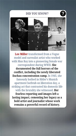 7.2K views · 65 reactions | Lee Miller’s life was a remarkable...