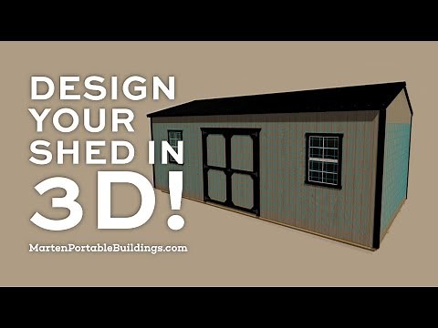 Design Your Shed In 3D!